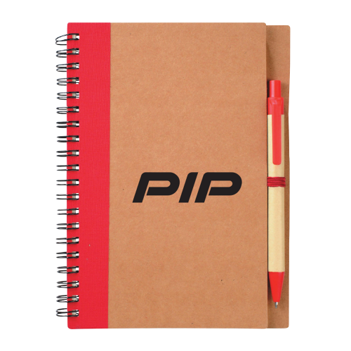Eco-Inspired Spiral Notebook & Pen