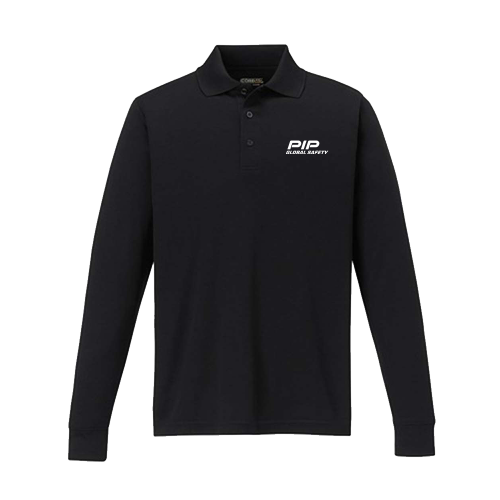 Core 365 Men's Pinnacle Performance Long-Sleeve Piqué Polo