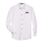 Harriton Men's Easy Blend™ Long-Sleeve Twill Shirt with Stain-Release