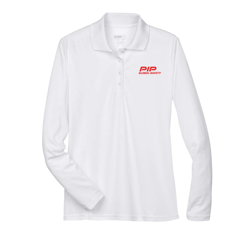 Core 365 Ladies' Pinnacle Performance Long-Sleeve Piqué Polo