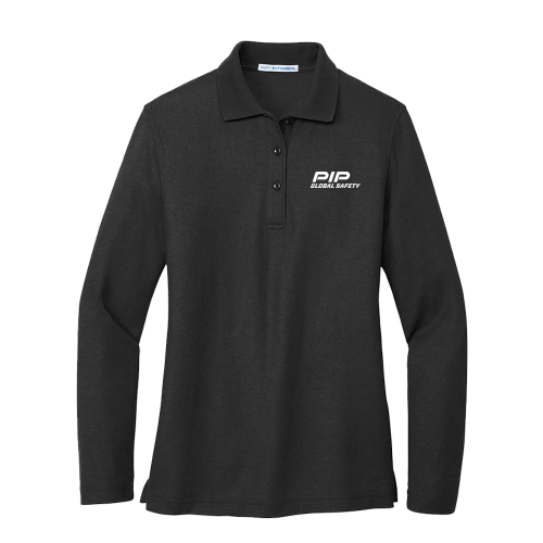 Port Authority® Ladies Silk Touch™ Long Sleeve Polo