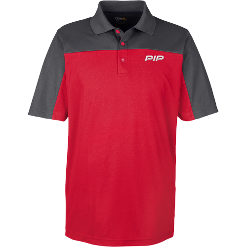 Core 365 Men's Balance Colorblock Performance Piqué Polo