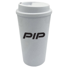 Eco-Friendly 16 oz Bamboo Fiber Tumbler - White