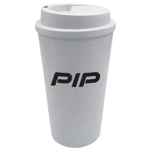 Eco-Friendly 16 oz Bamboo Fiber Tumbler - White